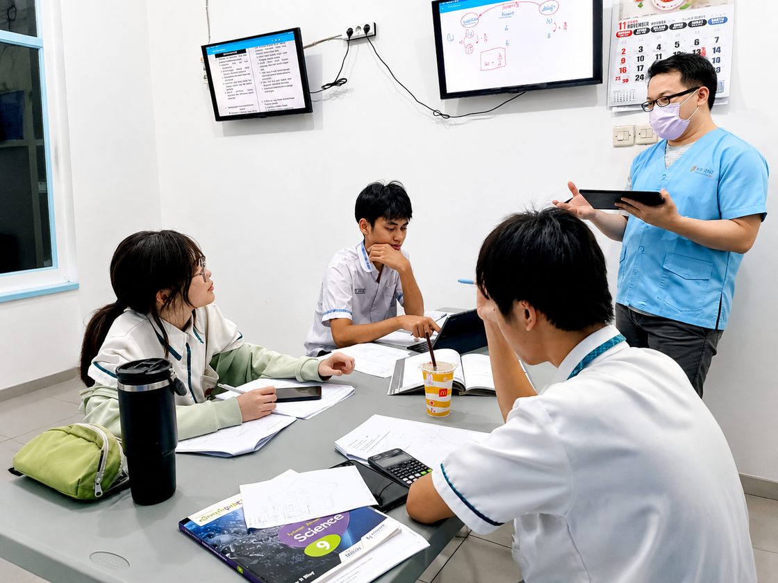 Interactive learning session